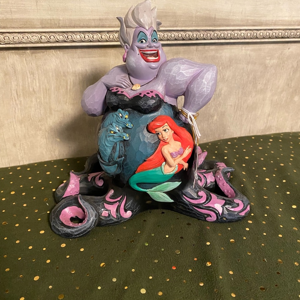 NWT Jim Shore Disney Ursula and Ariel Figurine